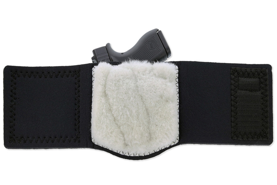 GALCO INTERNATIONAL Ankle Glove Right Hand Ankle Holster for Glock 42/Sig Sauer 365, Black
